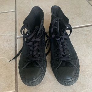 All black converse